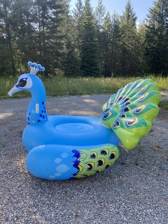 Giant Peacock Island Adult Float - Holds Air