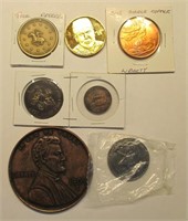 Group of Misc Coins, Tokens & Medals