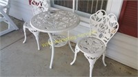 Cast Iron Table & Chairs