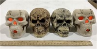 4 Skull decor