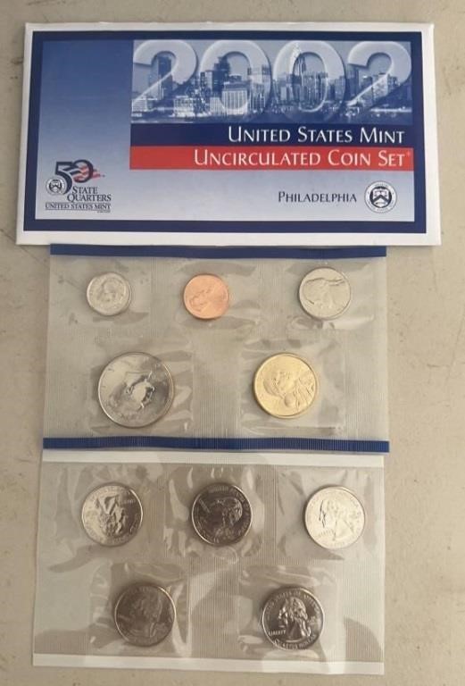 2002-P UNITED STATES MINT UNCIRCULATED COIN SET