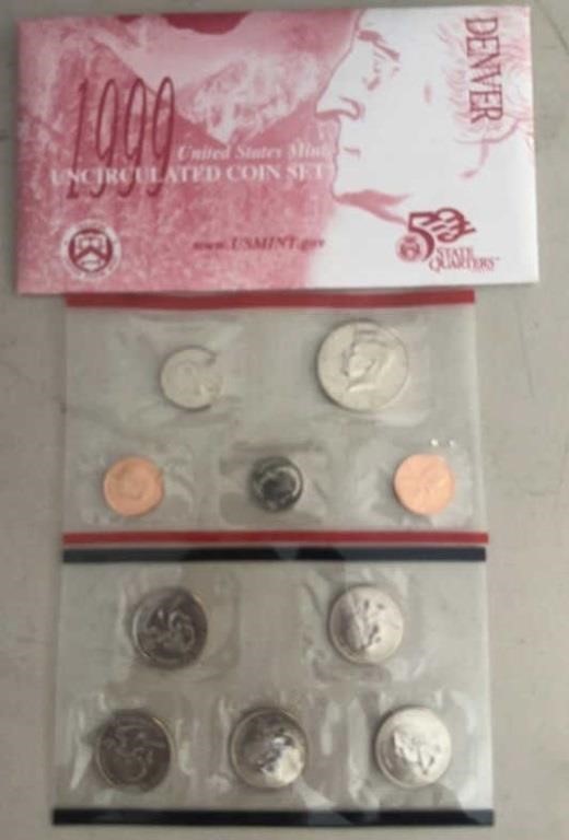 1999-D UNITED STATES MINT UNCIRCULATED COIN SET