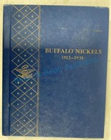 Buffalo nickel collection book 1913–1938 56pcs