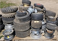 USED tires and rims - full pallet - assorted sizes