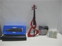 Electric Violin, Speaker & Bank See Info
