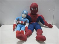 Plush Spider-Man & Captain America Tallest 42"