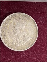 1911 Australia One Shilling silver coin