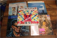 Ray Charles and miscellaneous old LP records