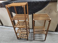 2pc Shelving Units - 3Ft and 2Ft Tall