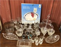 Clear Glassware Serving Pieces & More