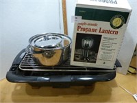 Barbeque Grill / Pots & Pans / Propane Lantern -