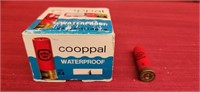 Cooppal 24 cal. #4 Shot gun shells, Qty 23