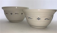 USA blue medium & large mixing bowls used