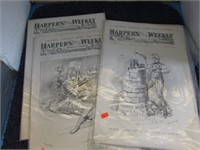 3-- 1900 HARPER'S WEEKLY MAGAZINES