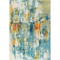 Contemporary POP Modern Abstract Waterfall Rug