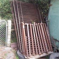 Pool Security Fence Panels & Posts Approx 20