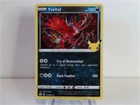 Pokemon Card Rare Yveltal Holo Stamped