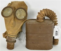 Vintage Japanese Type 99 Gas Mask Two Piece