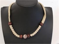 Assorted Leather, Bead, And Canvas Jewelry