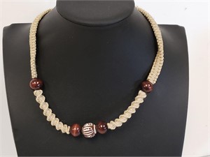 Assorted Leather, Bead, And Canvas Jewelry