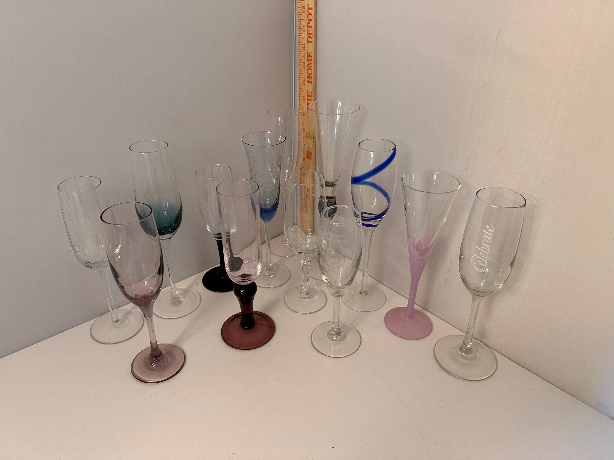 Unique stemware glasses