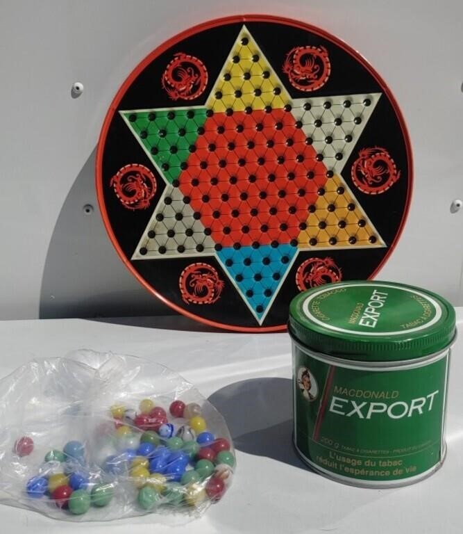 Export A Tobacco Tin To Hold The Marbles