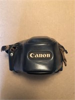 Canon T-70 35mm SLR Film Camera w/ case, cap