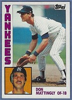 High Grade 1984 Topps #8 Don Mattingly RC Yankees
