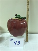 USA Apple Cookie Jar
