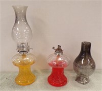 (2) KEROSENE LAMPS