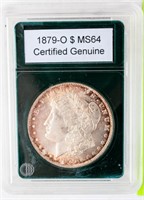 Coin 1879-O  Morgan Silver Dollar MS64