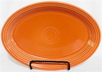 Orange Fiesta Oval Platter 13.5x9.5