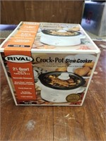 Vintage Rival Crock Pot Slow Cooker 2.5 Quarts