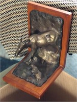 9"x6" Big Sky Carvers Bronze Two Moose Book Ends