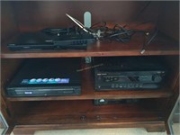 Rca Stereo Receiver Sony Vhs Player, Dvd Player