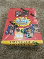 New box of 1992 fleer basketball cards