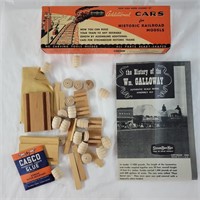 Vintage wooden train kit