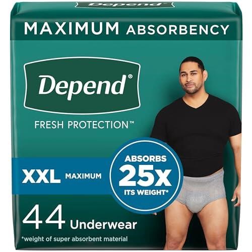 Depend Fresh Protection Adult Incontinence Underwe