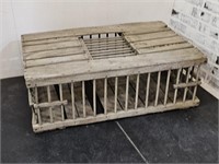 Primitive Wooden Chicken Crate