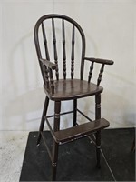 Vintage Cute Wooden High Chair