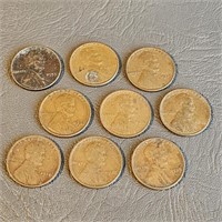 Wheat Back Pennies 1914-1953 -as is