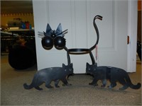 3 Metal Cats