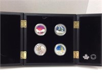 2015,16,17, 5 Coin Set In Box 99.99 Silver Weather