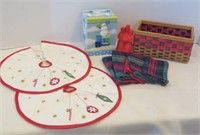 Christmas Décor - Gift Boxes/Napkins/Candles/