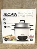 New Aroma rice cooker and food steamer