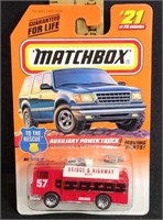 1998 Matchbox To The Rescue Auxiliary Power Truck