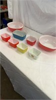 Pyrex Refrigerator Dishes and Bowls