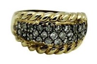 14kt Gold 1/2 ct Diamond Designer Ring