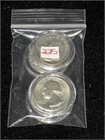 LOT OF 4 SILVER UNCIRCULATED QUARTERS