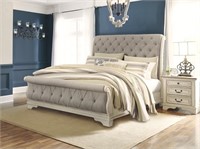 King  Ashley Realyn Designer Sleigh Bed